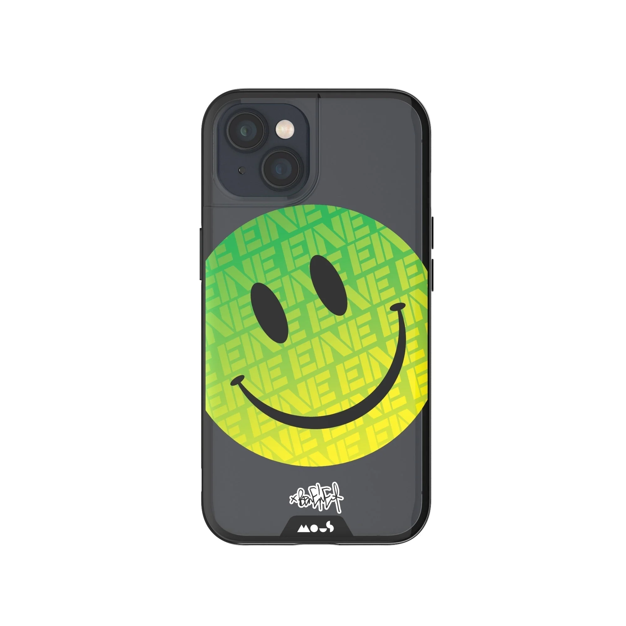 Green Smiley Protective Phone Case - Ben Eine - Image 14