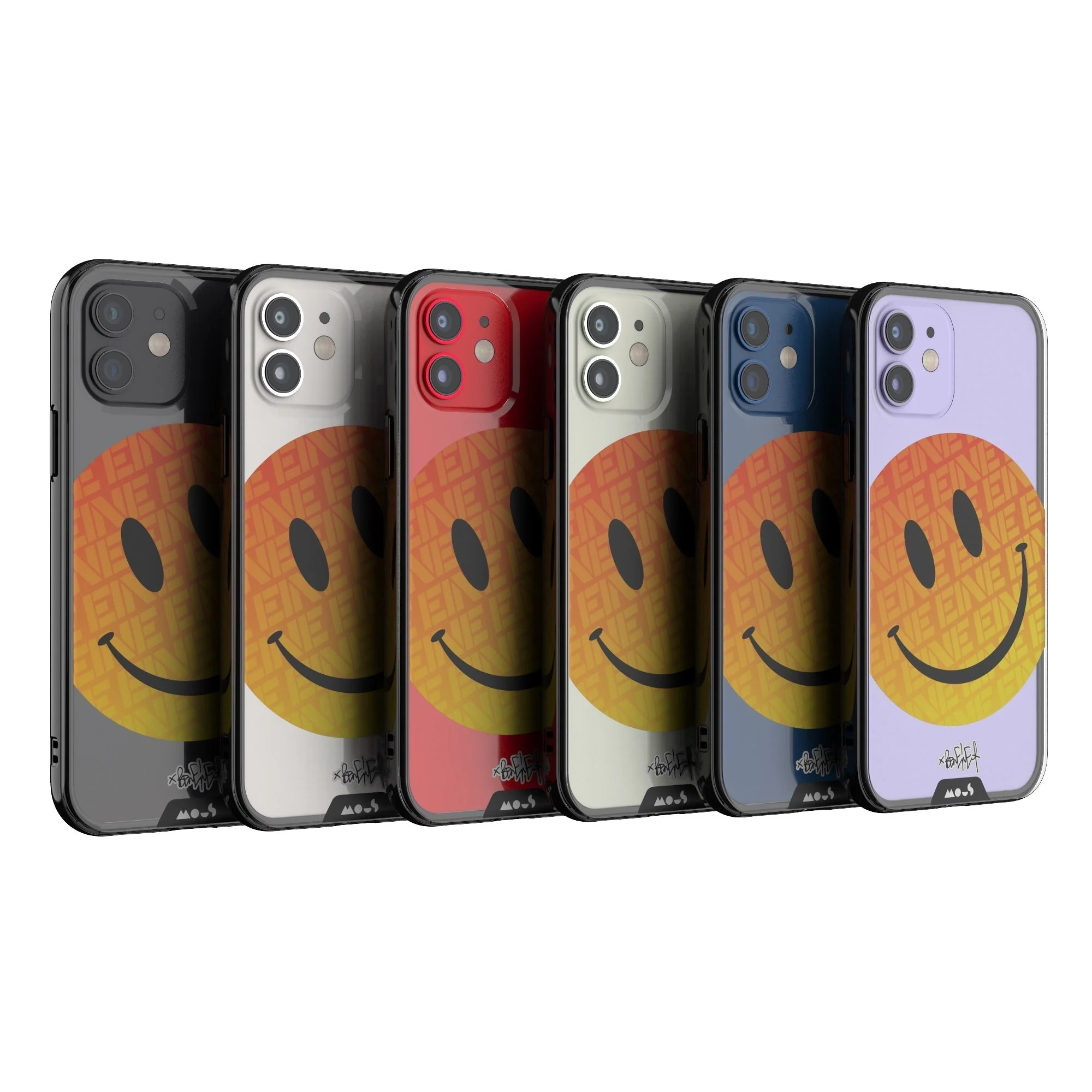 Orange Smiley Protective Phone Case - Ben Eine - Image 27