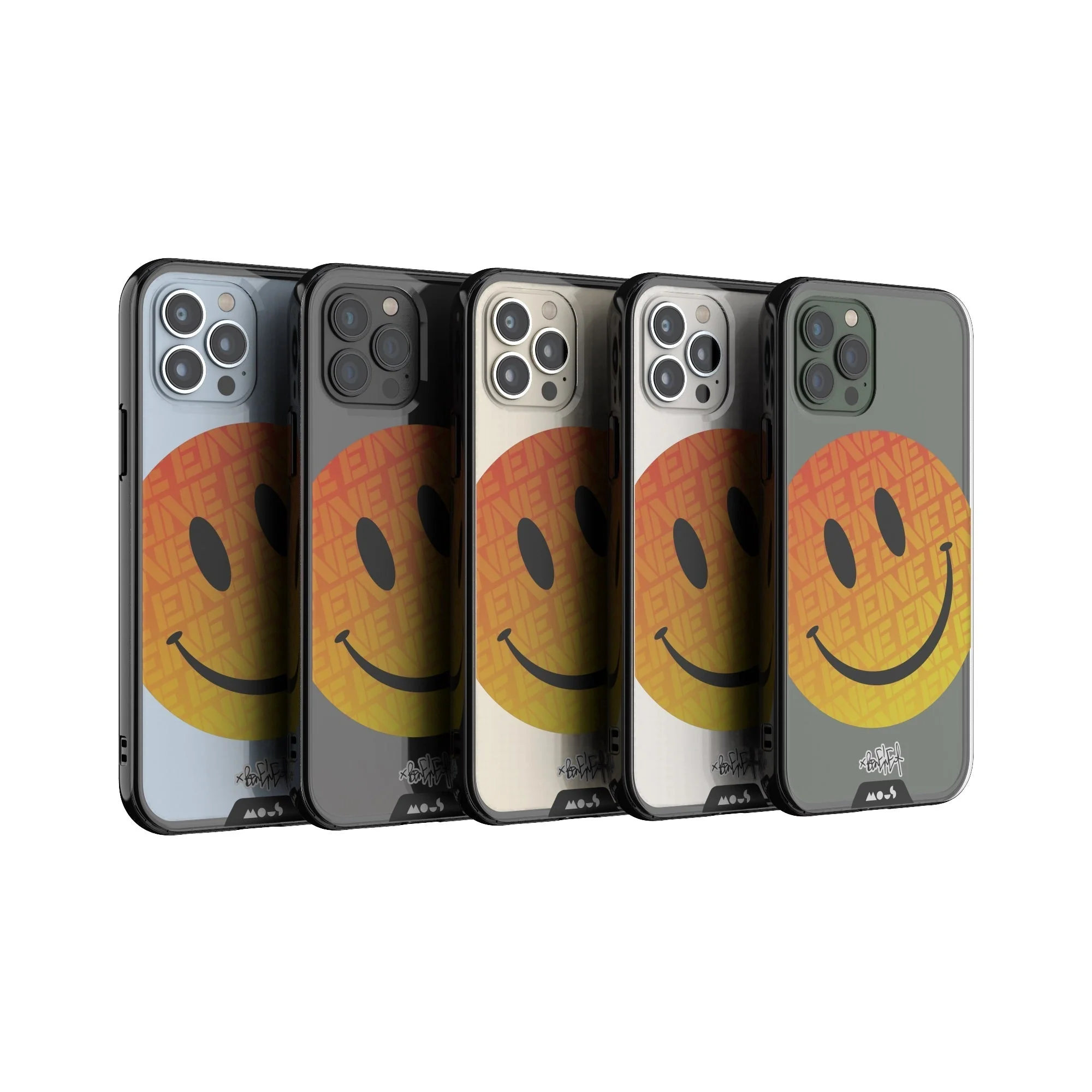 Orange Smiley Protective Phone Case - Ben Eine - Image 28
