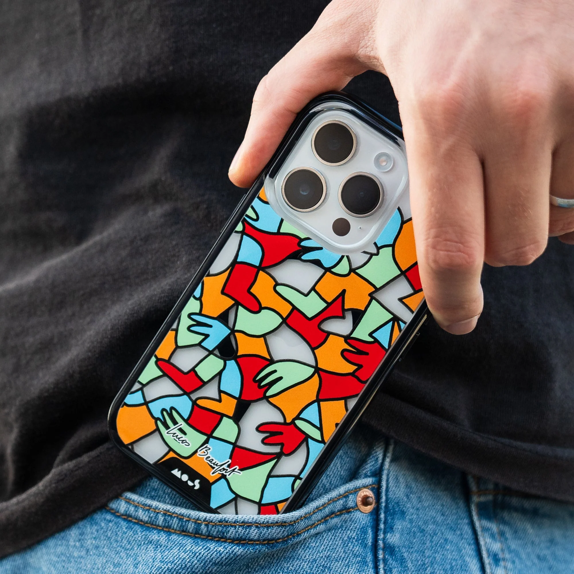 Multicolour Protective Phone Case - Lucas Beaufort - Image 3