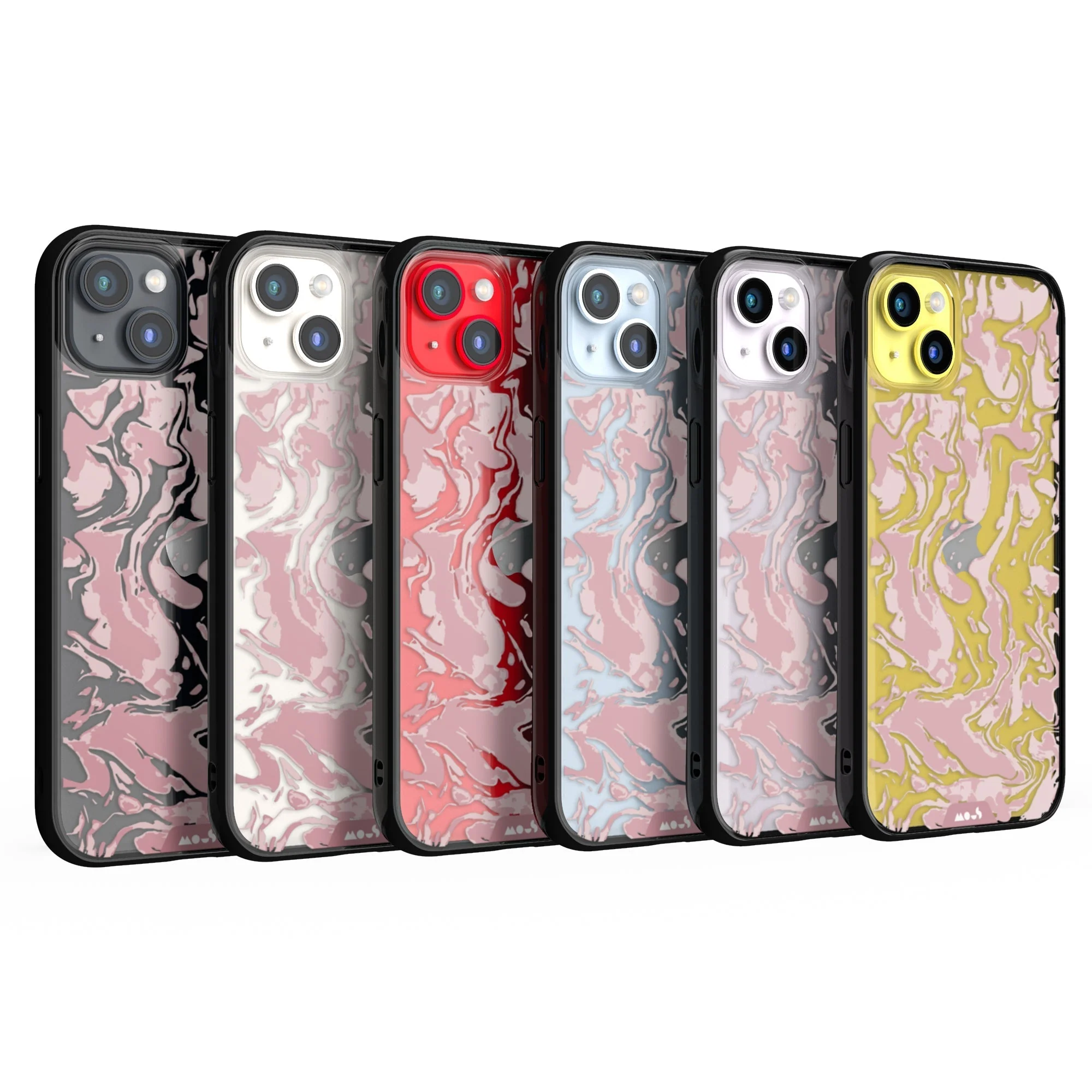 Dusky Pink Protective Phone Case - Marbled - Image 23