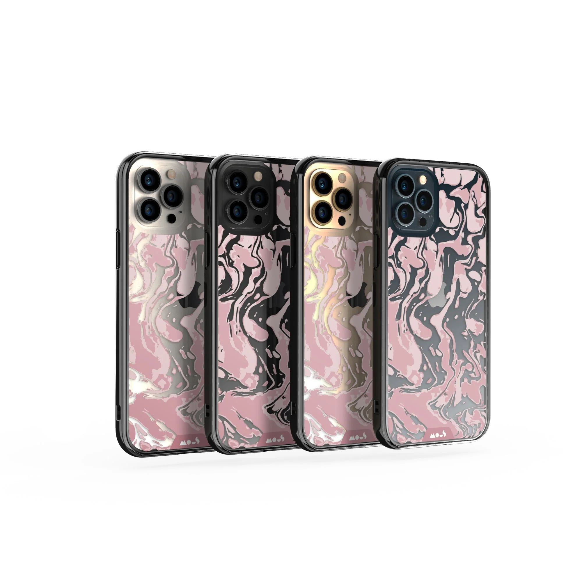 Dusky Pink Protective Phone Case - Marbled - Image 26