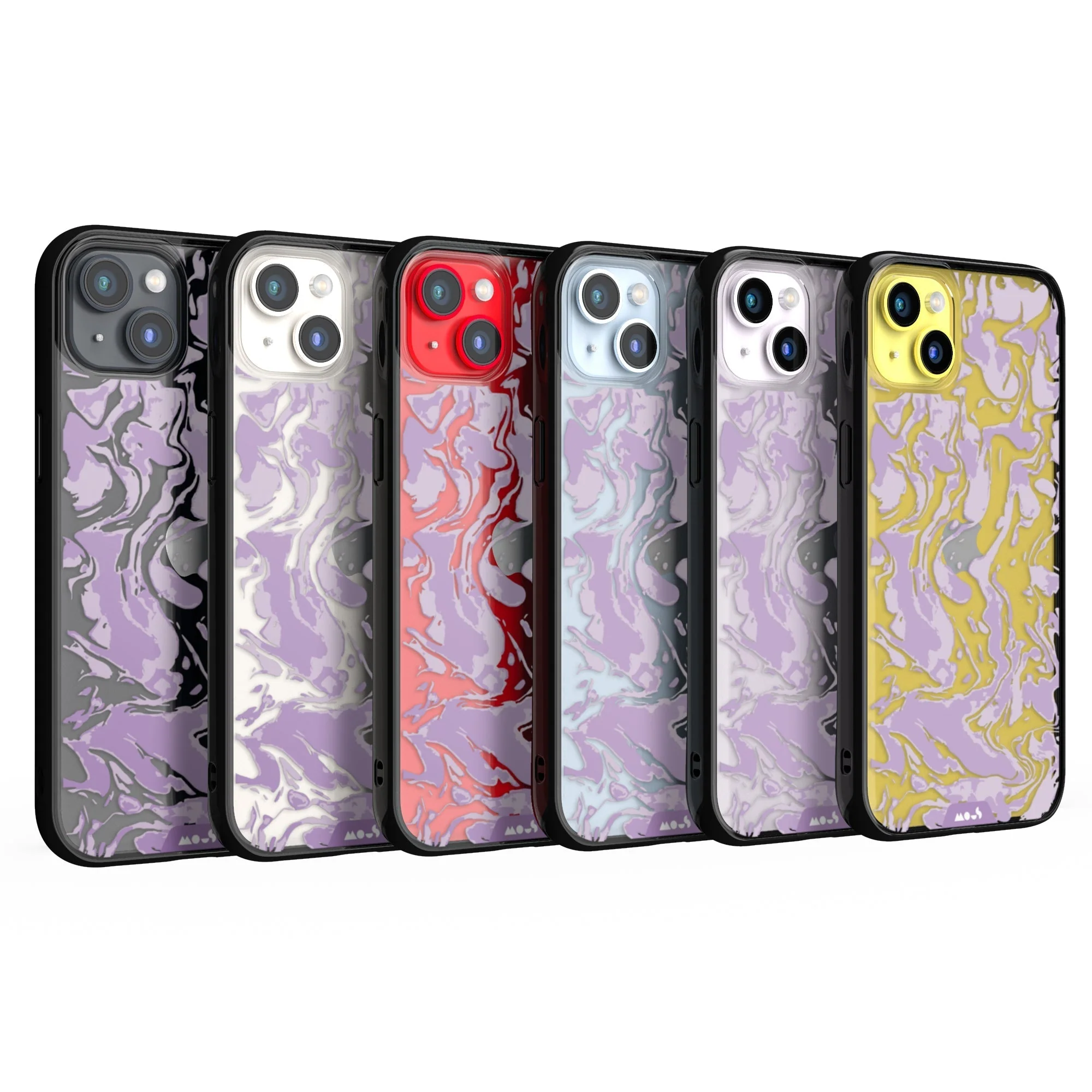Lilac Protective Phone Case - Marbled - Image 28