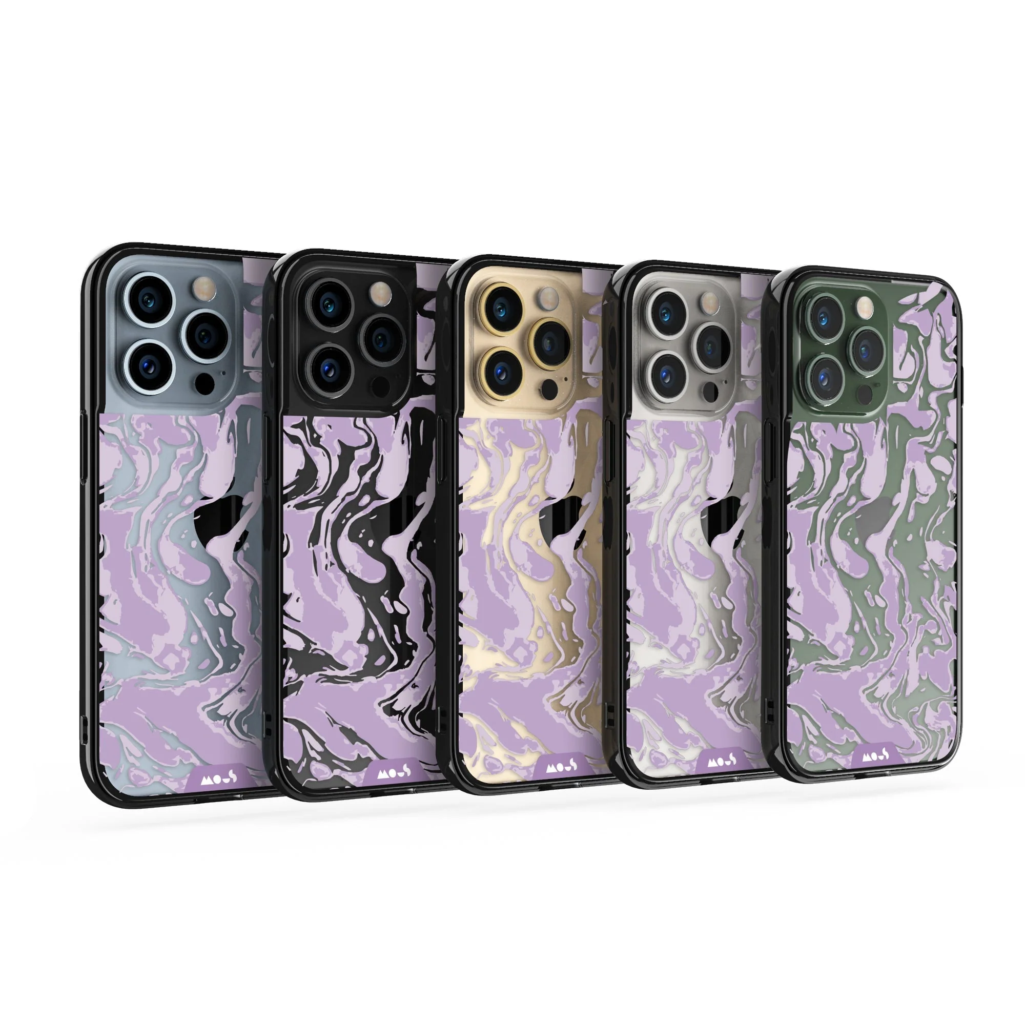 Lilac Protective Phone Case - Marbled - Image 29