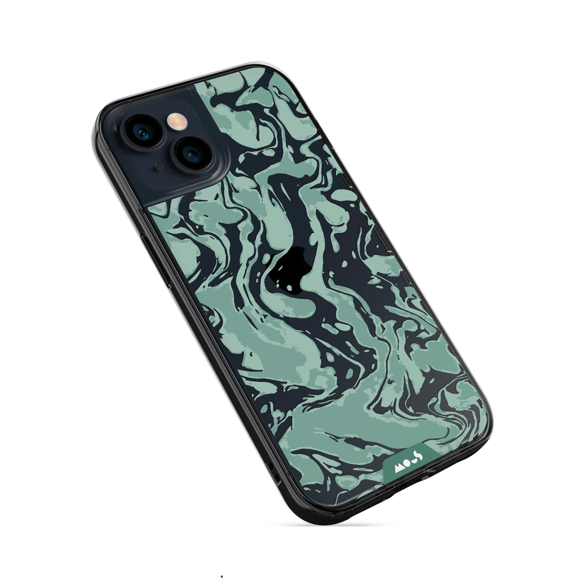 Sage Green Protective Phone Case - Marbled - Image 15