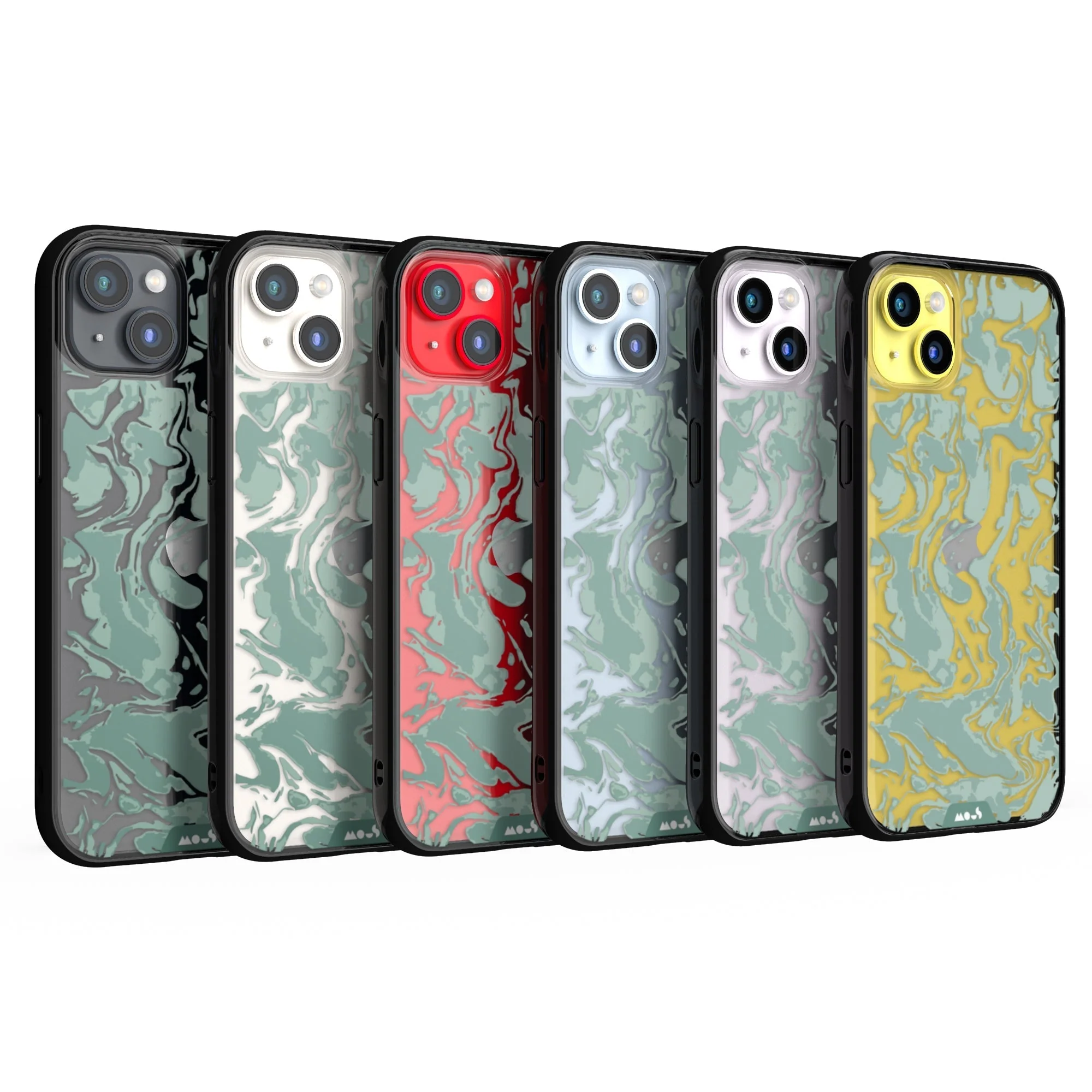 Sage Green Protective Phone Case - Marbled - Image 23