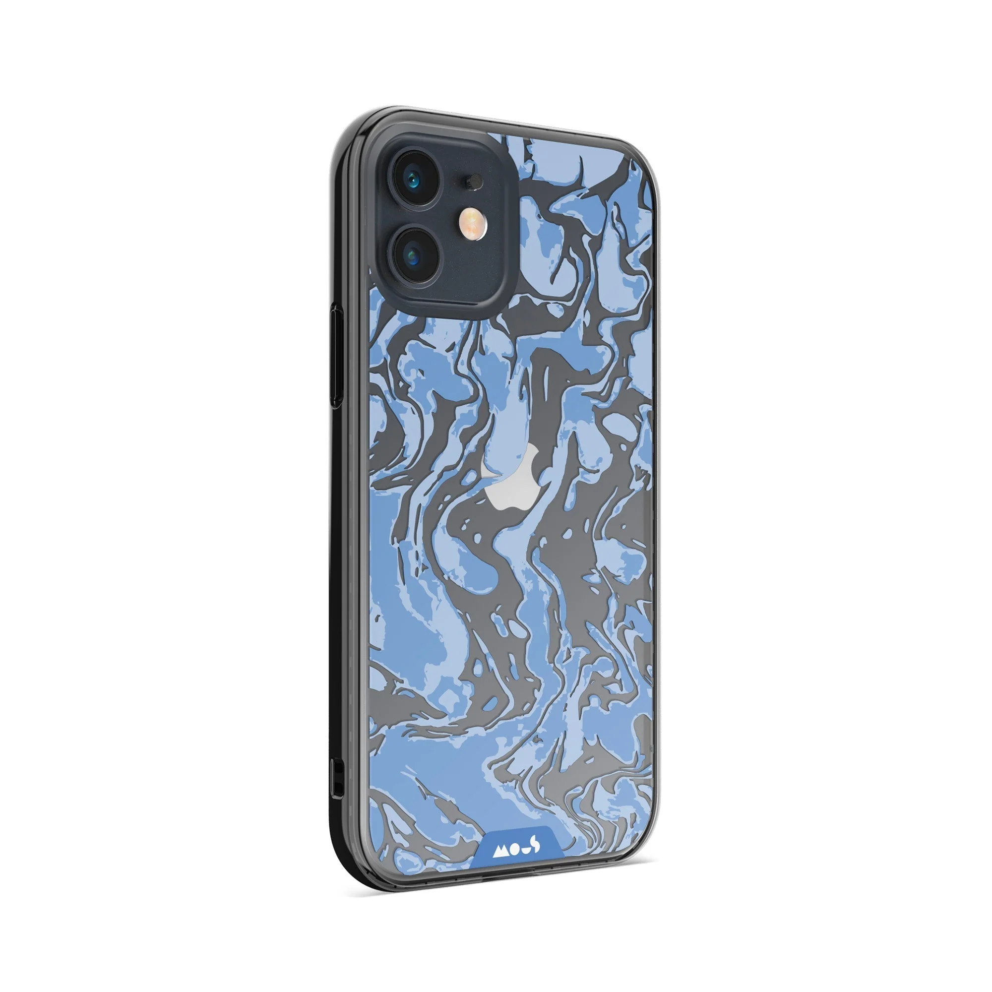 Sky Blue Protective Phone Case - Marbled - Image 11