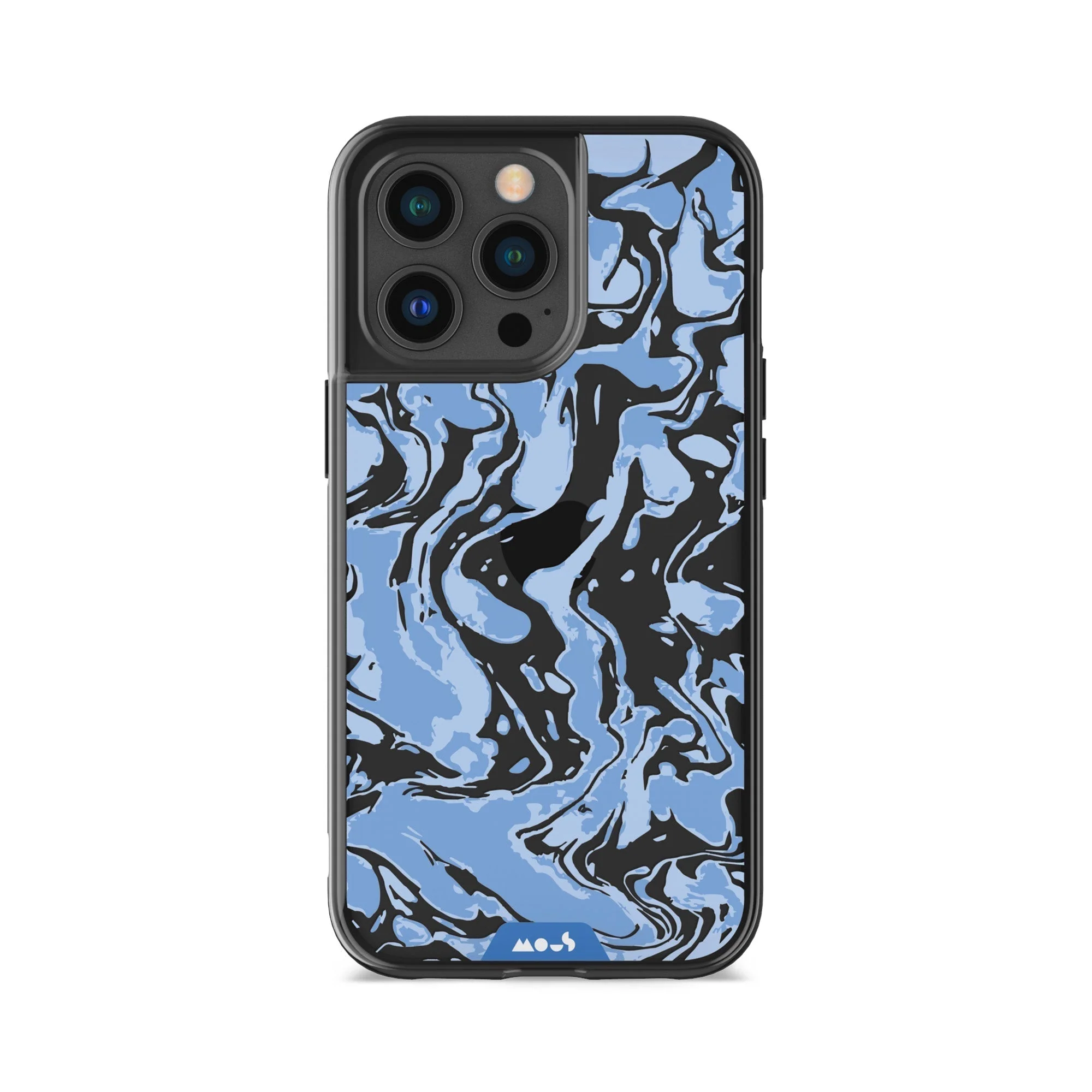 Sky Blue Protective Phone Case - Marbled - Image 19