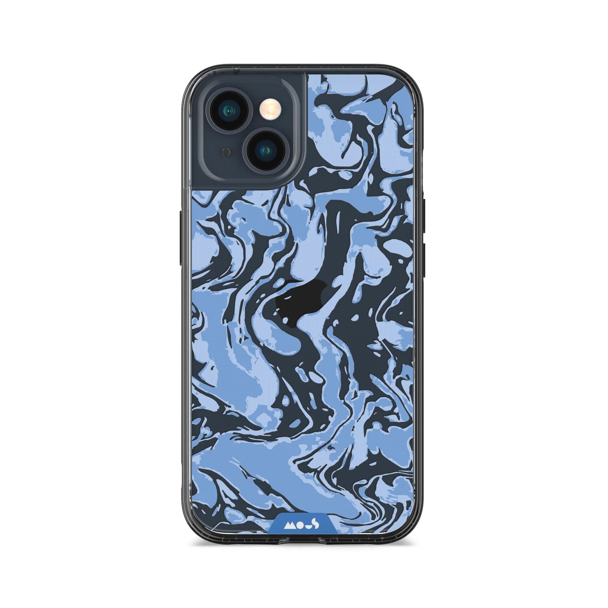 Sky Blue Protective Phone Case - Marbled - Image 21