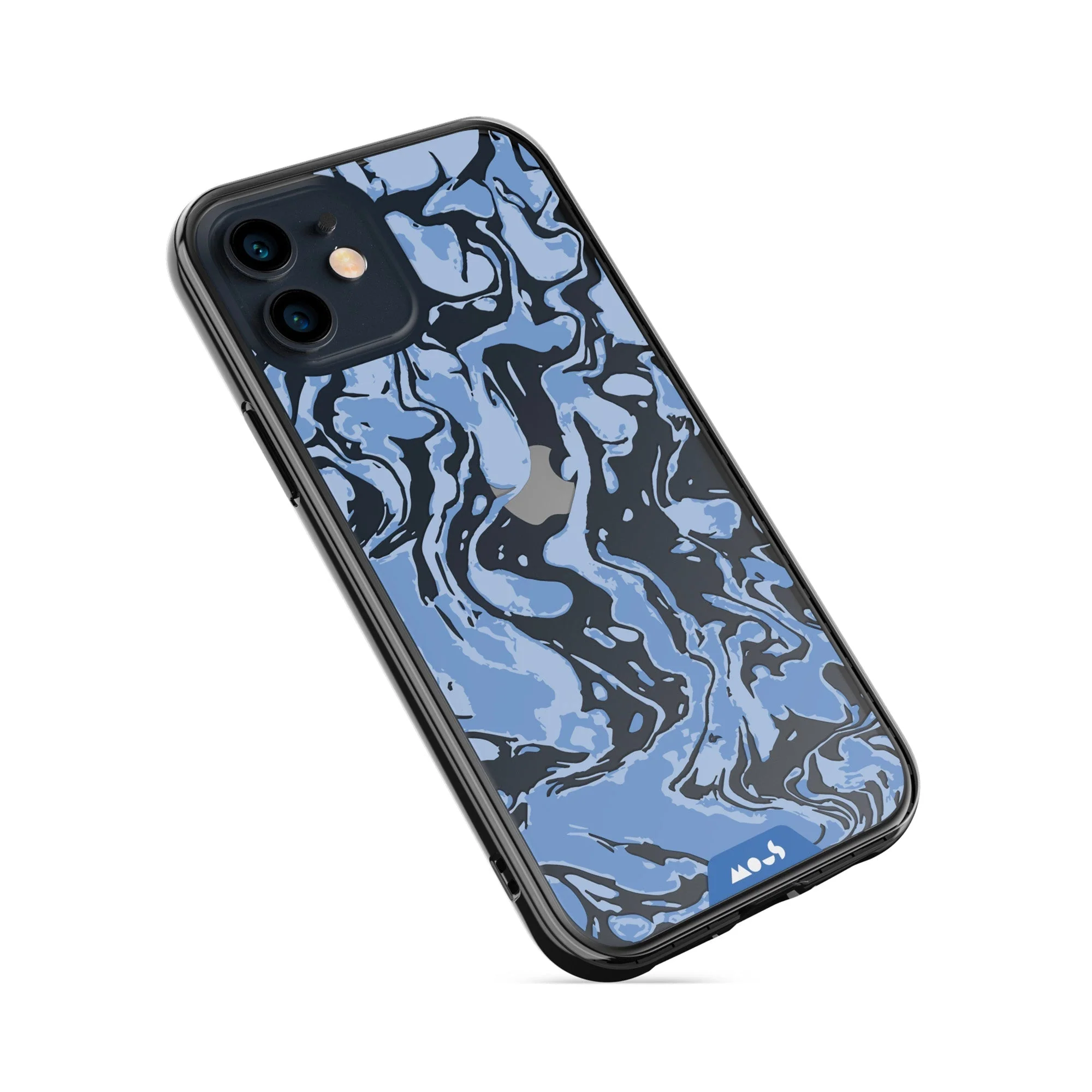 Sky Blue Protective Phone Case - Marbled - Image 24