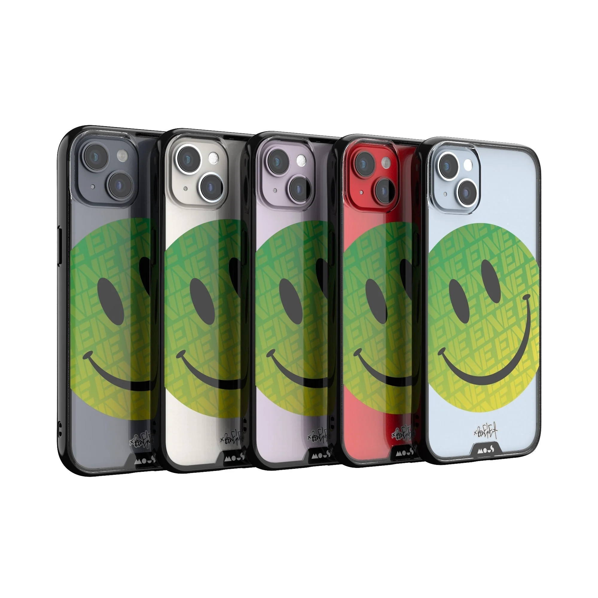 Green Smiley Protective Phone Case - Ben Eine MagSafe - Image 11