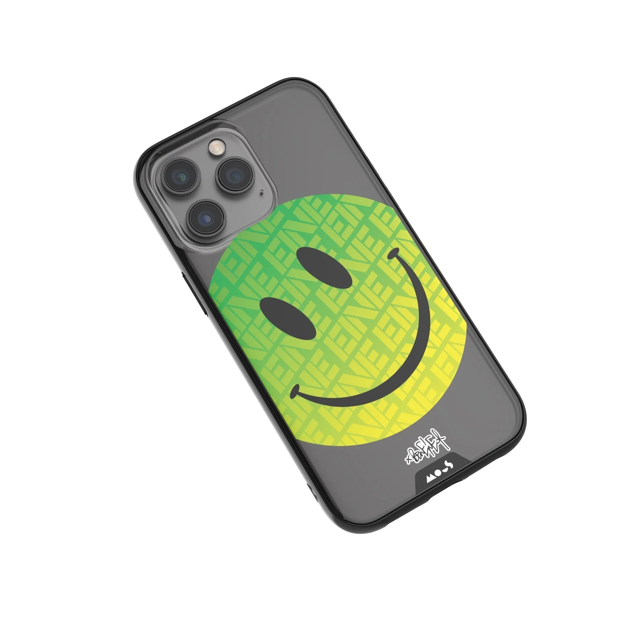Green Smiley Protective Phone Case - Ben Eine MagSafe - Image 4