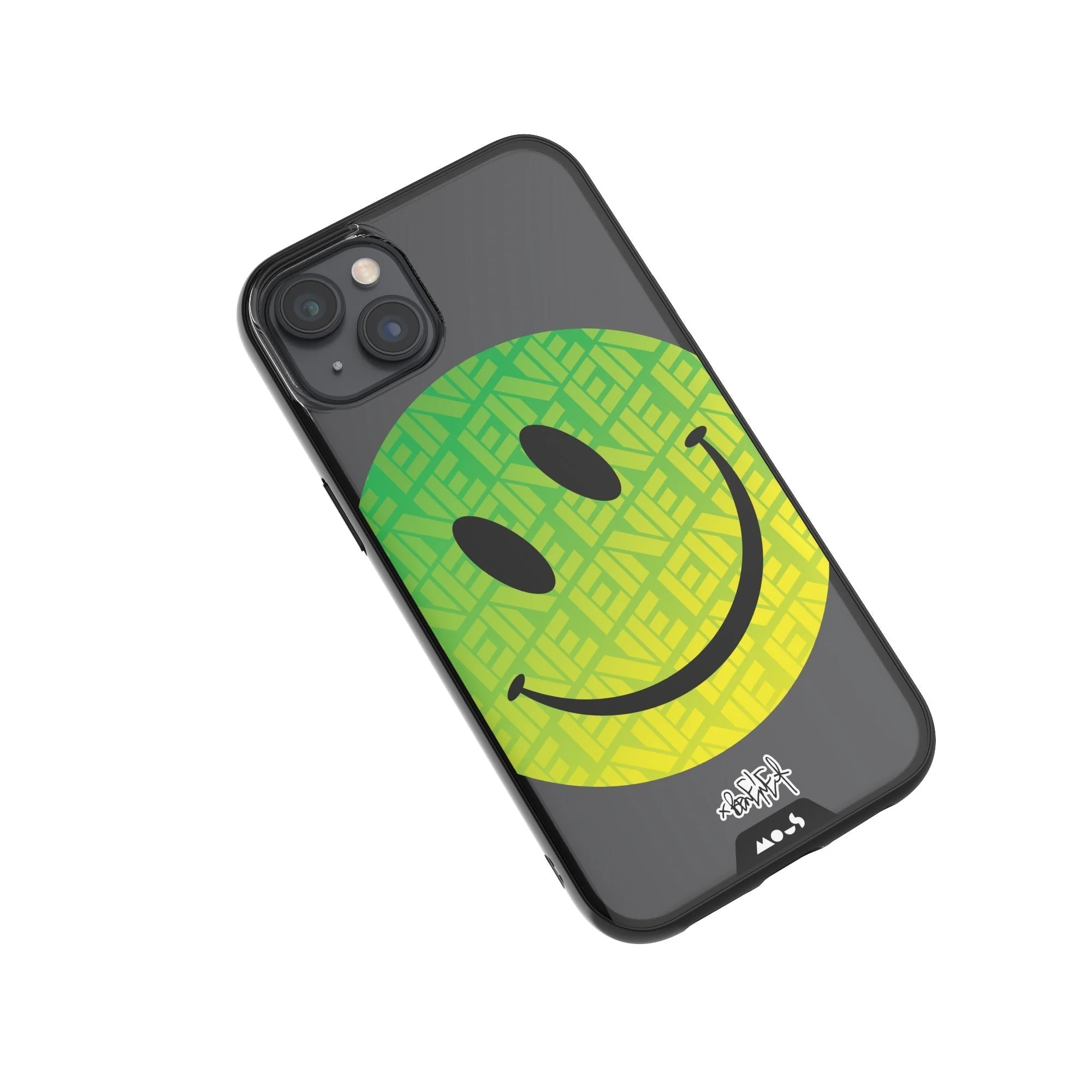 Green Smiley Protective Phone Case - Ben Eine MagSafe - Image 5