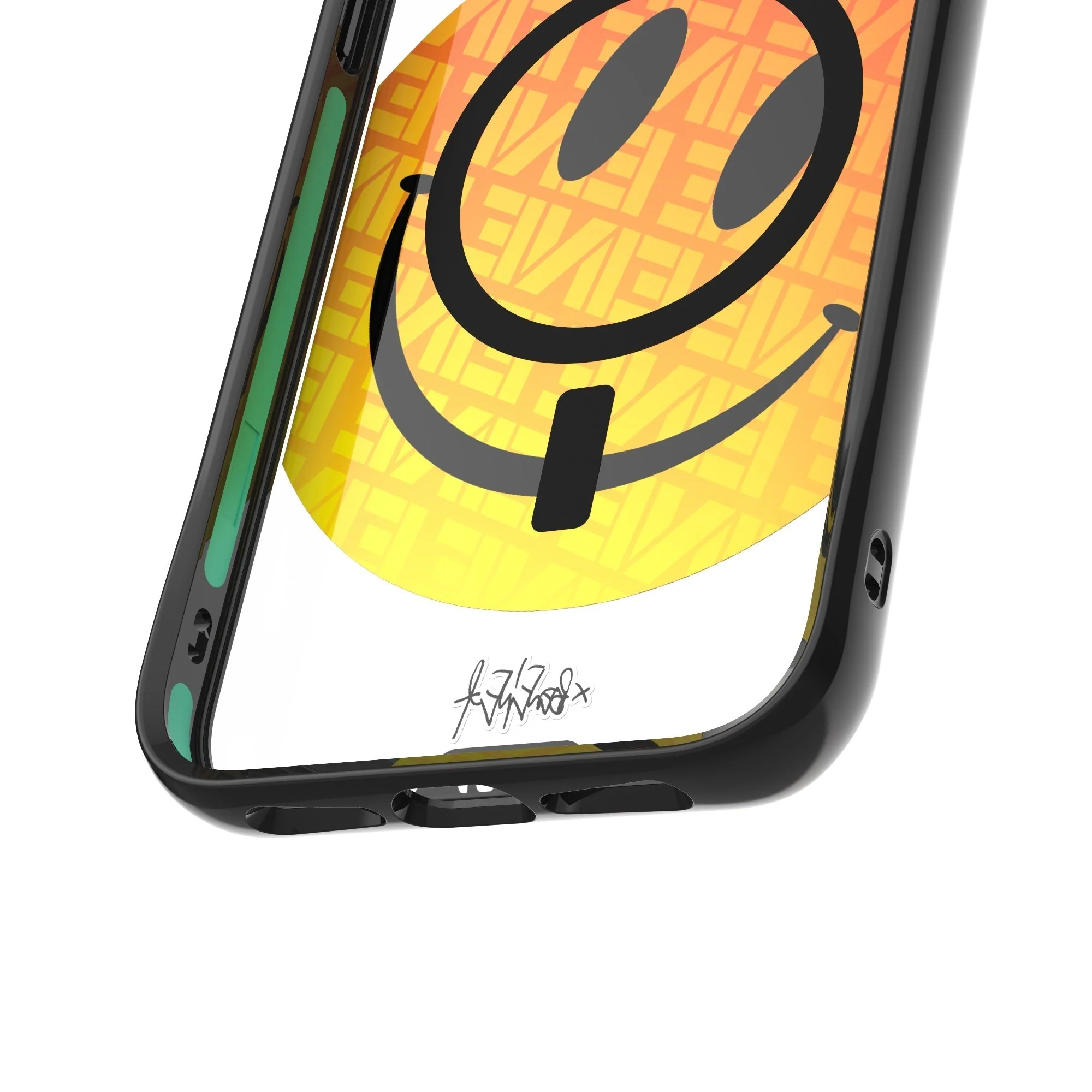 Orange Smiley Protective Phone Case - Ben Eine MagSafe - Image 10