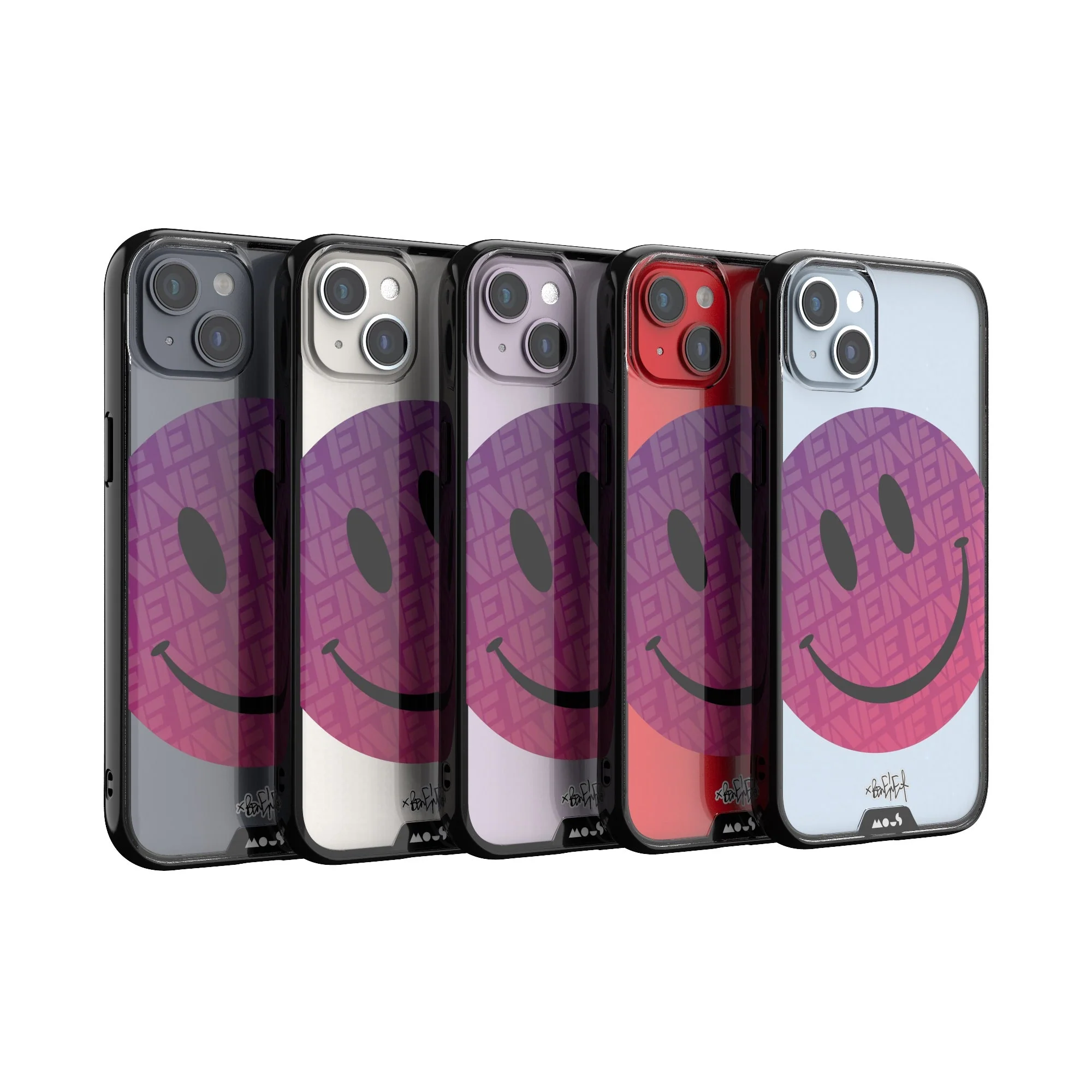 Pink Smiley Protective Phone Case - Ben Eine MagSafe - Image 10