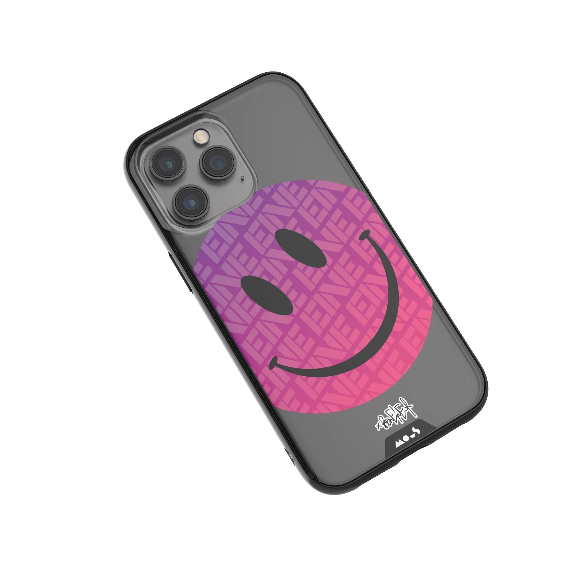 Pink Smiley Protective Phone Case - Ben Eine MagSafe - Image 5