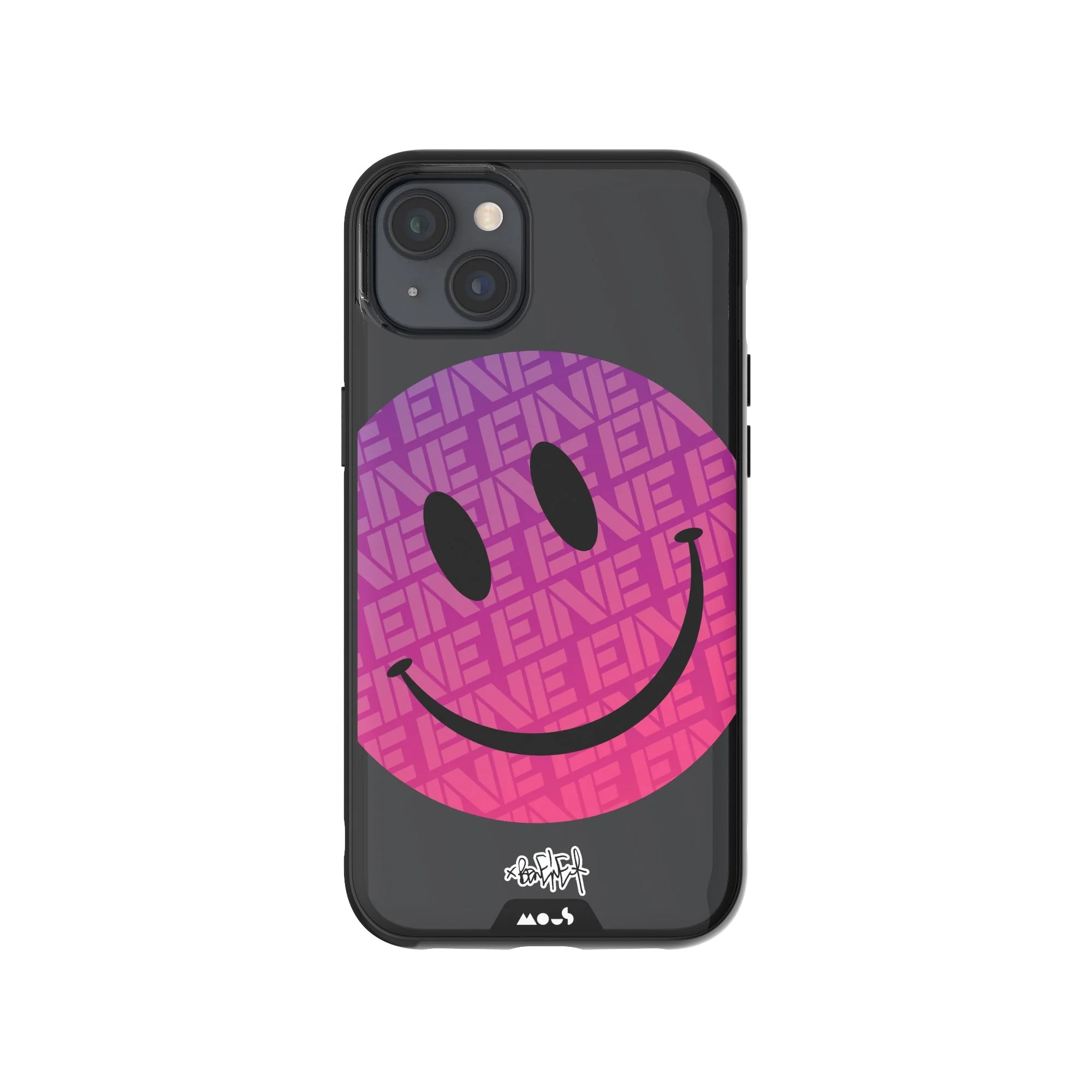 Pink Smiley Protective Phone Case - Ben Eine MagSafe - Image 8