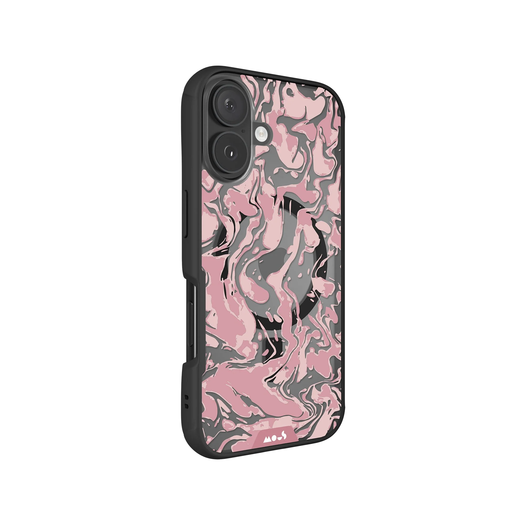 Dusky Pink Protective Phone Case - Marbled MagSafe - Image 12