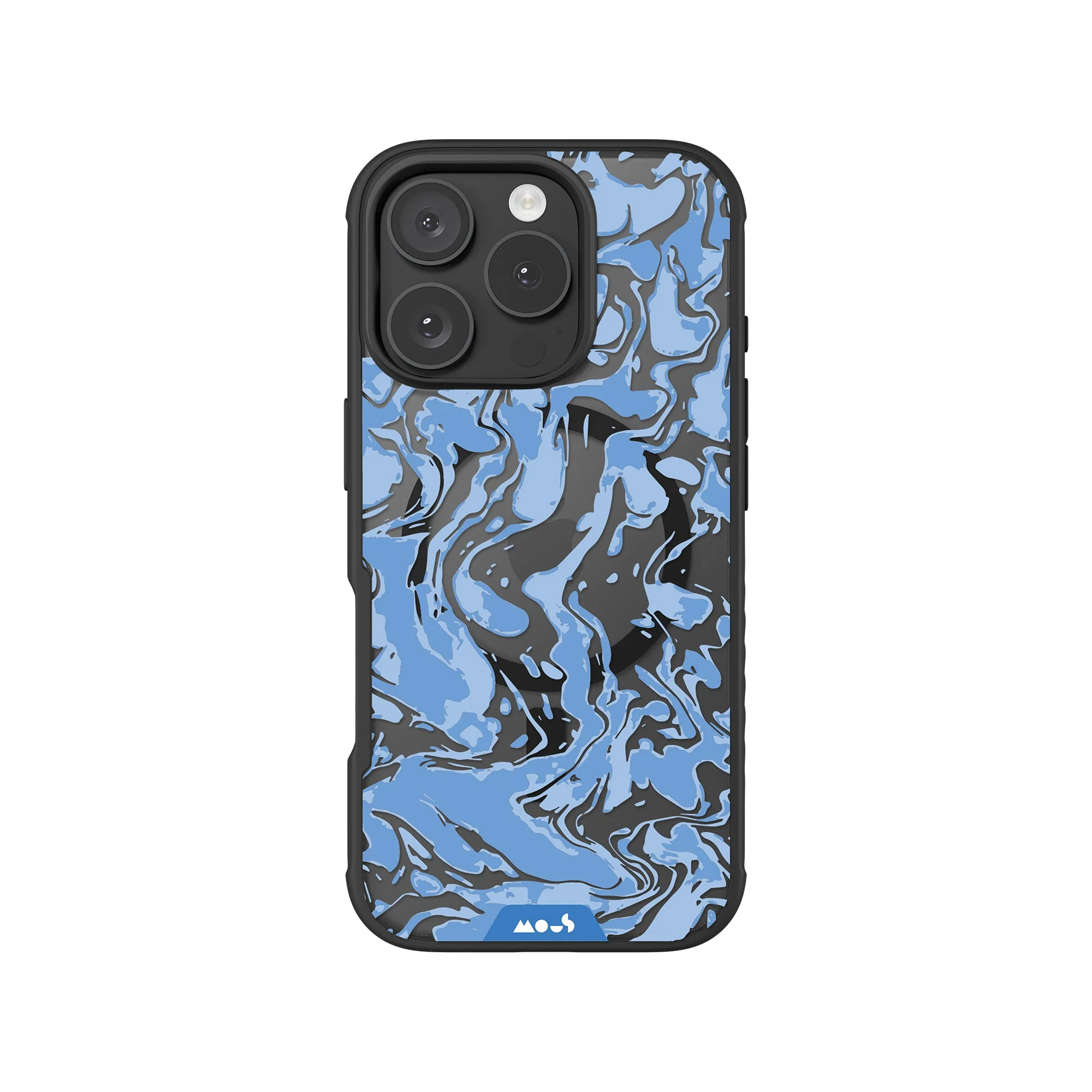 Sky Blue Protective Phone Case - Marbled MagSafe - Image 5