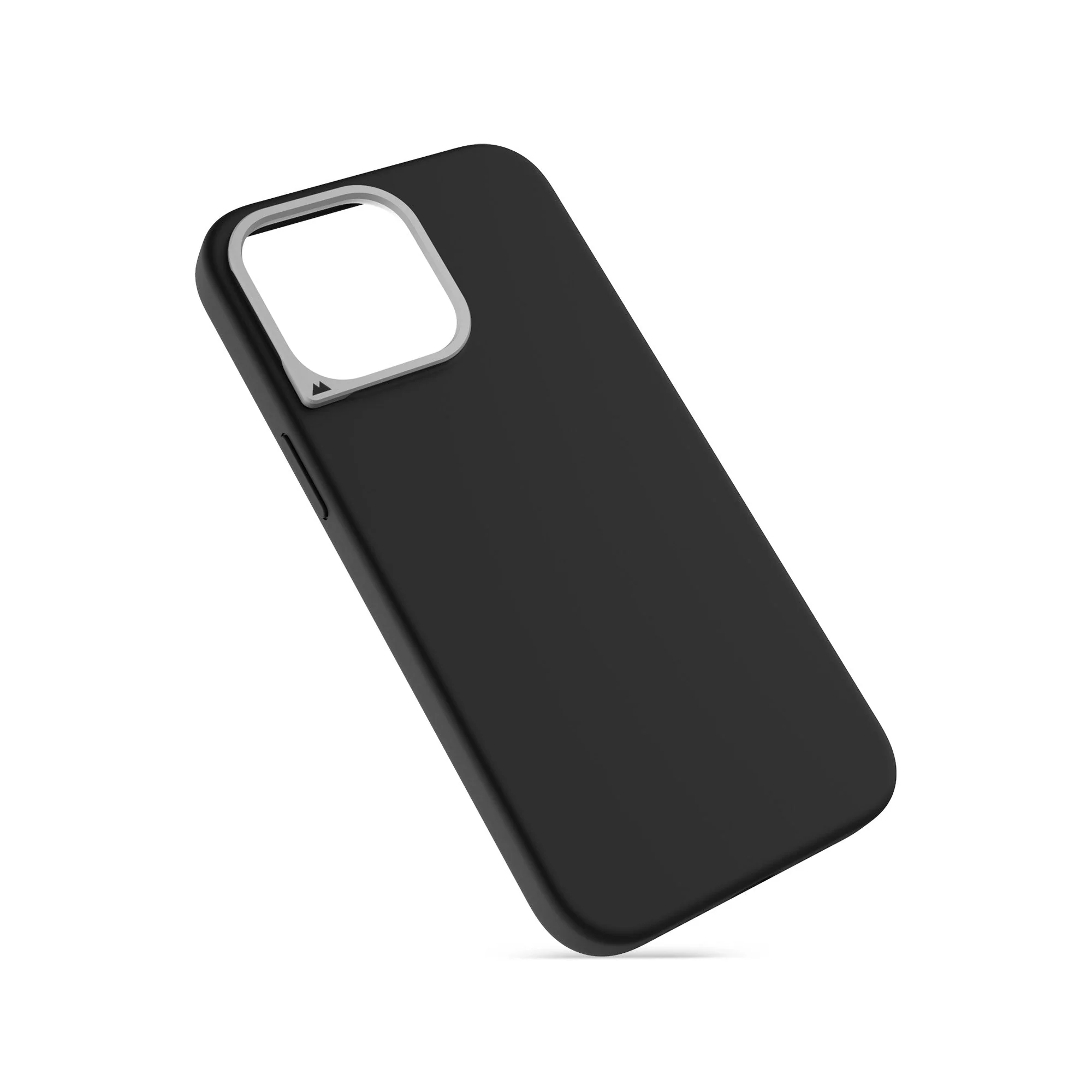 MagSafe® Compatible Black Silicone Phone Case - Minimalist - Image 2