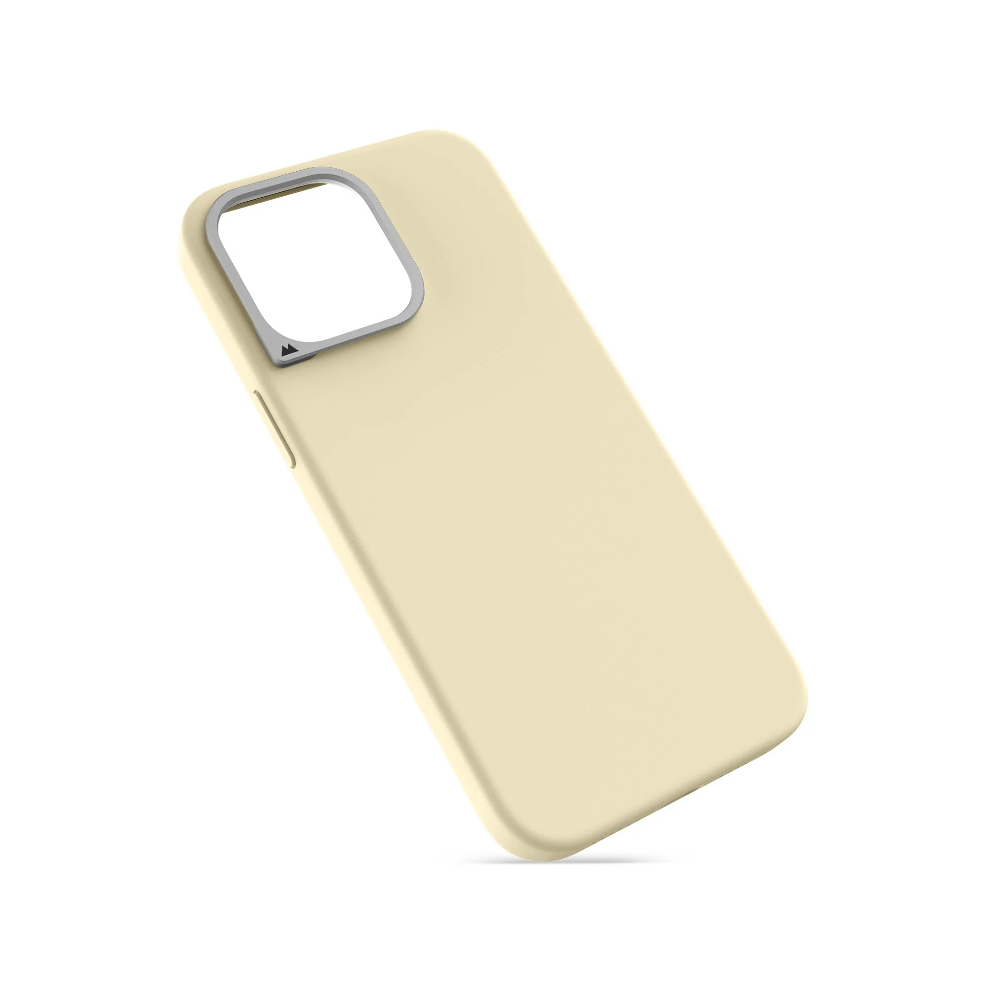 MagSafe® Compatible Ivory Silicone Phone Case - Minimalist - Image 2