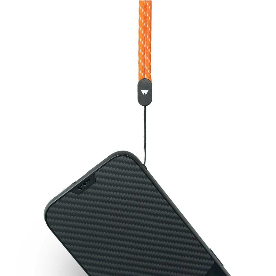 Orange & White Wrist Strap - Image 3
